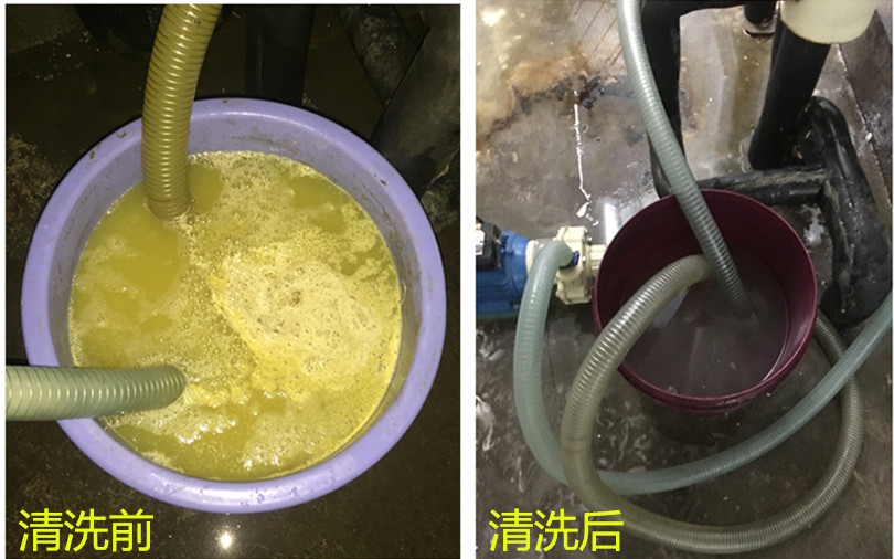 开景对东莞虎门大润发商贸有限公司的空调表冷器冻水系统进行小循环清洗服务-东莞空调清洗-东莞表冷器清洗-东莞冻水系统清洗